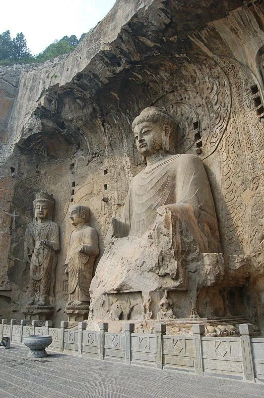 Longmen Grottoes Buddhist caves near Luoyang