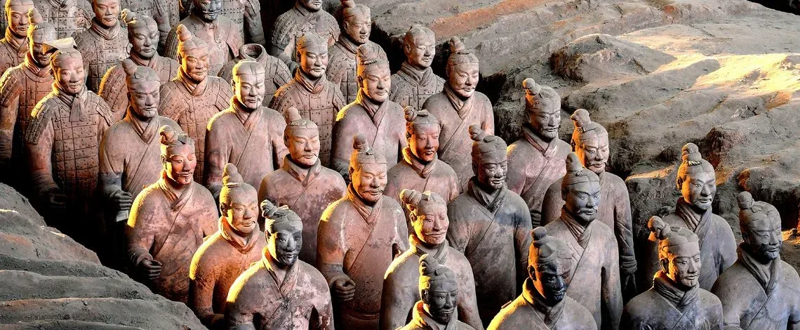 Terracotta Warriors archaeological pit in Xi’an