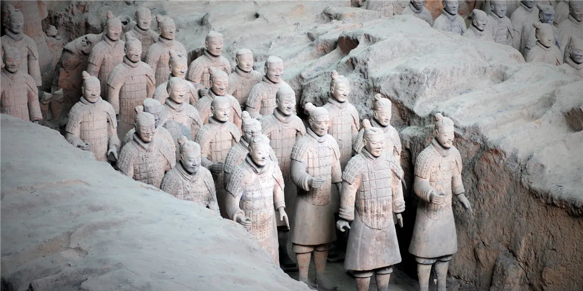Terracotta Warriors archaeological pit in Xi’an