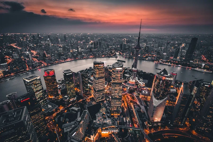 Shanghai city skyline